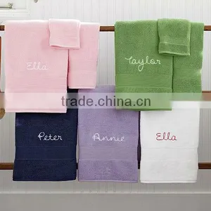 100% Cotton Embroidery Terry Bath Towel thumbnail-1
