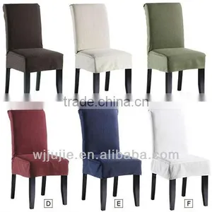 Spandex Suede Dining Chair Covers thumbnail-1