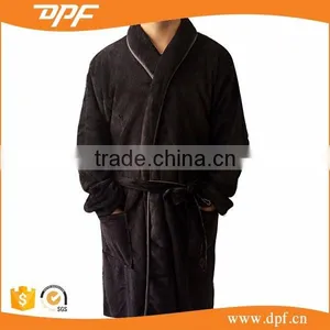 Promotion Cheap Stock Coral Fleece Bathrobe From China Manufacture thumbnail-1