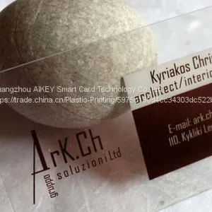 New York Custom Business Card Printing /Plastic Transparent Vlear VIP PVC Card Print/Waterproof Name Visiting Card Print thumbnail-2
