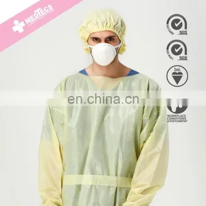 Yellow Comfortable High Quality Hospital Surgical Disposable Gown thumbnail-1