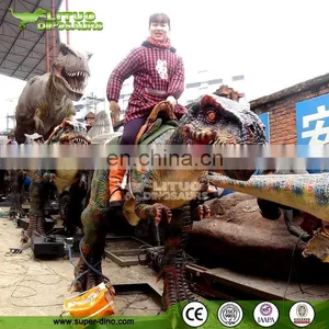 Park Rides Animatronic Kiddie Amusement Dinosaur thumbnail-2