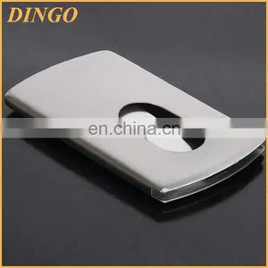 Stainless Steel Auto Hand Push Drawing NameCard Case for Buisness thumbnail-1