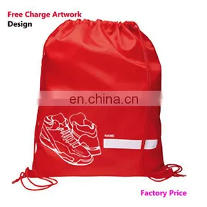 Custom Cheap Polyester Shoulder Drawstring Bags thumbnail-6