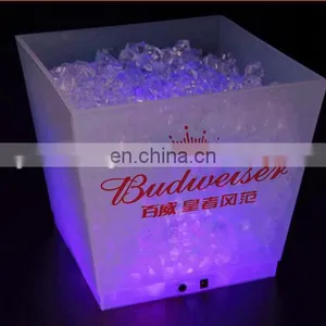 Custom New Design Colorful Led Square Ice Bucket for Bar Using thumbnail-4