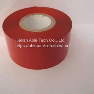 Red Hot Stamping Foil 25x122m for Paper , Plastic to Print the Batch Number thumbnail-3