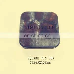 Hot Sale Small Condom Tin Box With Hinge thumbnail-1