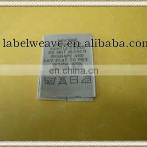 Centre Folding Garment Washing Woven Label thumbnail-1