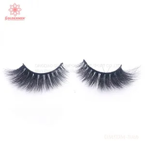 Black/Brown Color and Synthetic Hair Material 5D Faux Mink Eyelashes thumbnail-3