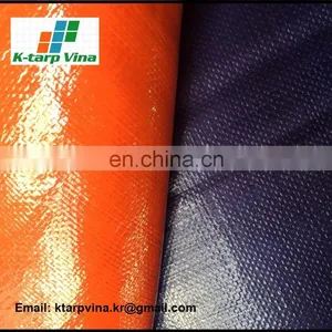 Heavy Duty Tarpaulin, Canvas, Dark Blue/Orange Tarpaulin, Logo Printing thumbnail-1