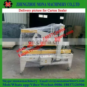 Automatic up and Down Adhesive Tape Beverages Case Sealing Machine Automatic Carton Case Joint Edge Sealing Packing Machine thumbnail-2