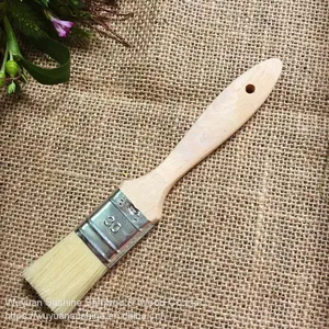 Wooden Kitchen and BBQ Sauce Brushes,Made of Pig Hair and Chinese Cherry thumbnail-4
