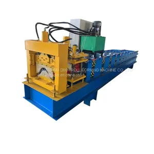 Color Steel Roof Tile Ridge Cap Flashing Making Machine thumbnail-1