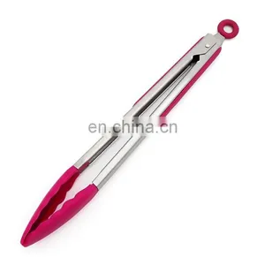Heat Resistant Kitchenware BBQ Silicone Tongs for Cooking thumbnail-1