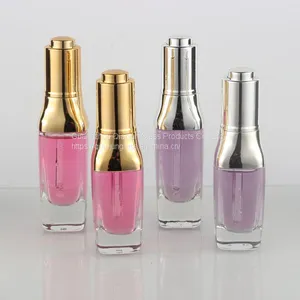 Popular Frosted Serum Bottle Glass With Gold/Silver Dropper And Customize Box thumbnail-1