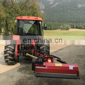 China 15-55hp Farm Machinery Small Tractor Side 3 Point PTO Hydraulic Verge Mulcher Flail Mower thumbnail-4