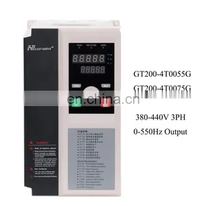 7.5/10hp High Performance Frequency Inverter ac Motor Speed Controller With CE 380v-440v Input Voltage 0-550hz Frequency Output thumbnail-1