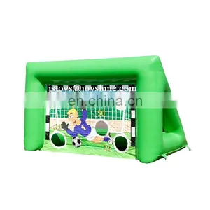 Just Fun Soccer Shootout Game Portable Inflatable Football Shooting Target Post Gate Inflatable Football Goal For Sale thumbnail-2