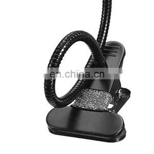 Clip-on Table Lamp Flexible Goose Neck Adjustable, 1 W Eye Protection Clip Light for Desk Bed Computer and Music Stand thumbnail-6