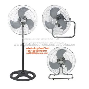 18 Inch Vintage Metal Standing Fan thumbnail-2
