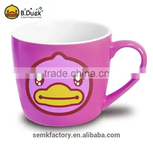Plain Hot Sale Custom Pink Fancy Coffee Cups and Mugs thumbnail-1
