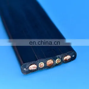 3*35mm2+2*10mm2 Flat Reel Cable NGFLGOU NGFLGOEU Cable Low-voltage Flat Control Cable thumbnail-2