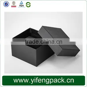 Handmade With Pillow Inside Paper Black Single Watch Box,Watch Gift Box thumbnail-3