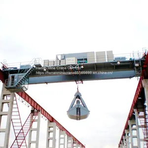Span 31.5m IP54 5T A5~A7 QZ Double Girder Overhead Crane With Grab thumbnail-3