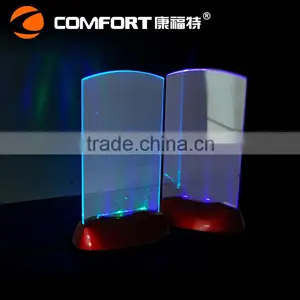 Popular Illuminous Gleamy Clear Menu Holder thumbnail-1