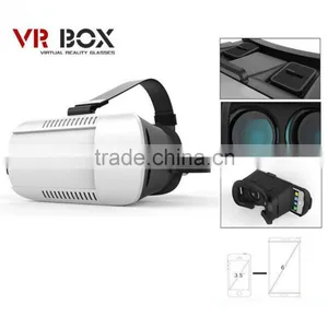 2016 VR BOX 2.0 Version VR Virtual Reality Glasses HD Optical Resin Lens 3D Game Movie for 4" - 6.0" Smart Phone thumbnail-1