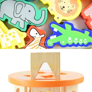 Wooden Geometric Shape Matching Educational & Learning Toy, Shape Match Toy, Shape Sorter Toy thumbnail-2