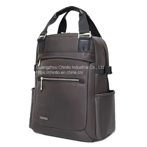 Fashionable Black Briefcase Leisure Business Custom Logo Backpack Light Luxury Waterproof Backpack High Quality CLH18-0102 thumbnail-5