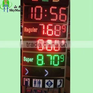 6'' 8'' 12'' 16'' 18'' 20'' 24'' 30'' 48'' Size Oil Station Led Oil Price Display thumbnail-1