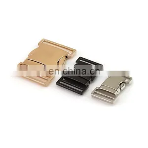 Zinc Alloy Buckle Dog Collar Quick Side Release Buckle Fibbia a Sgancio Rapido Del Collare Del Cane thumbnail-1