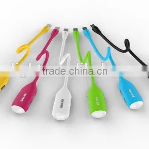 LED USB Light 3V White Bendable With USB-HUB Easy Carrying thumbnail-2