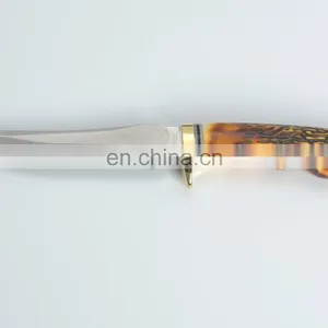 Hunting Knife Fixed Blade Knife Stainless Steel Blade Resin Handle thumbnail-3
