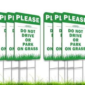Reusable Correx Lawn Protection Signs – Custom Printed Warning Panels thumbnail-3