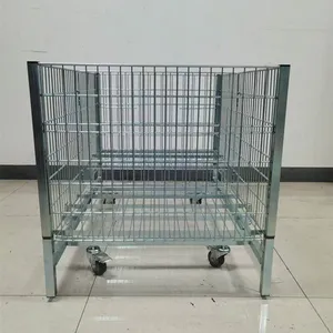 4 Sides Roll Container Roll Cage Warehouse Stillage Trolley thumbnail-1