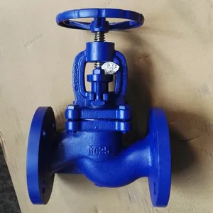 High Quality Cast Iron Ductile Iron DIN Standard Flanged Globe Valve for Water OEM Customizable thumbnail-2