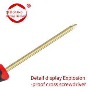 Explosion-proof Phillips Screwdriver, Beryllium Bronze and Aluminum Bronze. Execution Standard: International Iso8764 Explosion-proof Screwdriver thumbnail-2