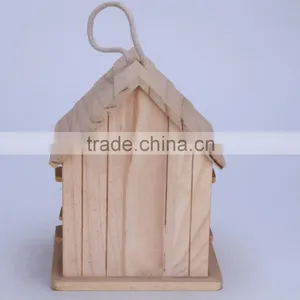 Factory Directly Hot Sale Wooden Imitation Style Bird House Bird Cage thumbnail-3