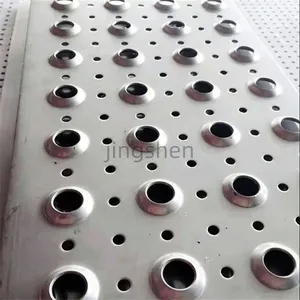 Customized Size Hole Pattern Stainless Steel 304 316 Perforated Metal Sheet Round Hole Anti-Slip for Stair Tread and Platform thumbnail-3