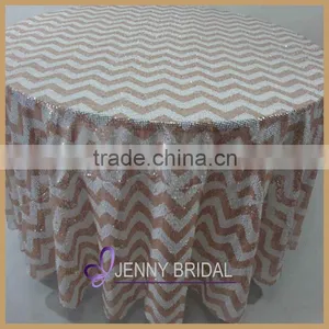 SQN#22 Wholesale 100% Polyester Mint Grenn Sequin Table Linens Fancy Tablecloths thumbnail-3