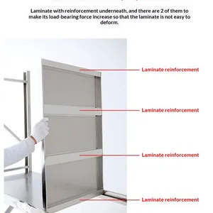How to Measure for Knock Down Commercial Kitchen Shelving - Dry Storage Rooms 1.2m/1.5m, Adjustable Shelves thumbnail-4