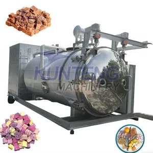 Efficient and Fast Meat Chicken Fish Lyophilize Food Vacuum Freeze-Drying Machine EPC thumbnail-1