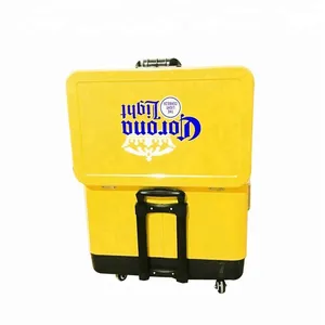 51L Portable Wheeled Hard Coolers Box With Wheels Cooler Box Big Wheeled Cooler thumbnail-5