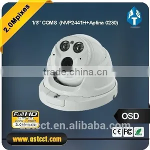 Aptina 0230 CMOS Sensor Full HD 1080P Varifocal Lens OSD Camera 2.0MP AHD Color IR CCTV CCTV Camera Metal Housing IP66 thumbnail-1