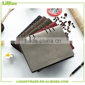 A5 A6 PU Loose Leaf Notebook With Spring Binder thumbnail-1