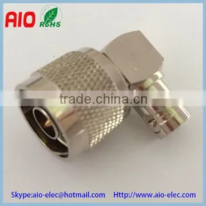 90 Degree Right Angle RF Connector N Male to BNC Female Adaptor thumbnail-1