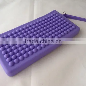 Fashion Clutch Coin Silicone Wallet thumbnail-1